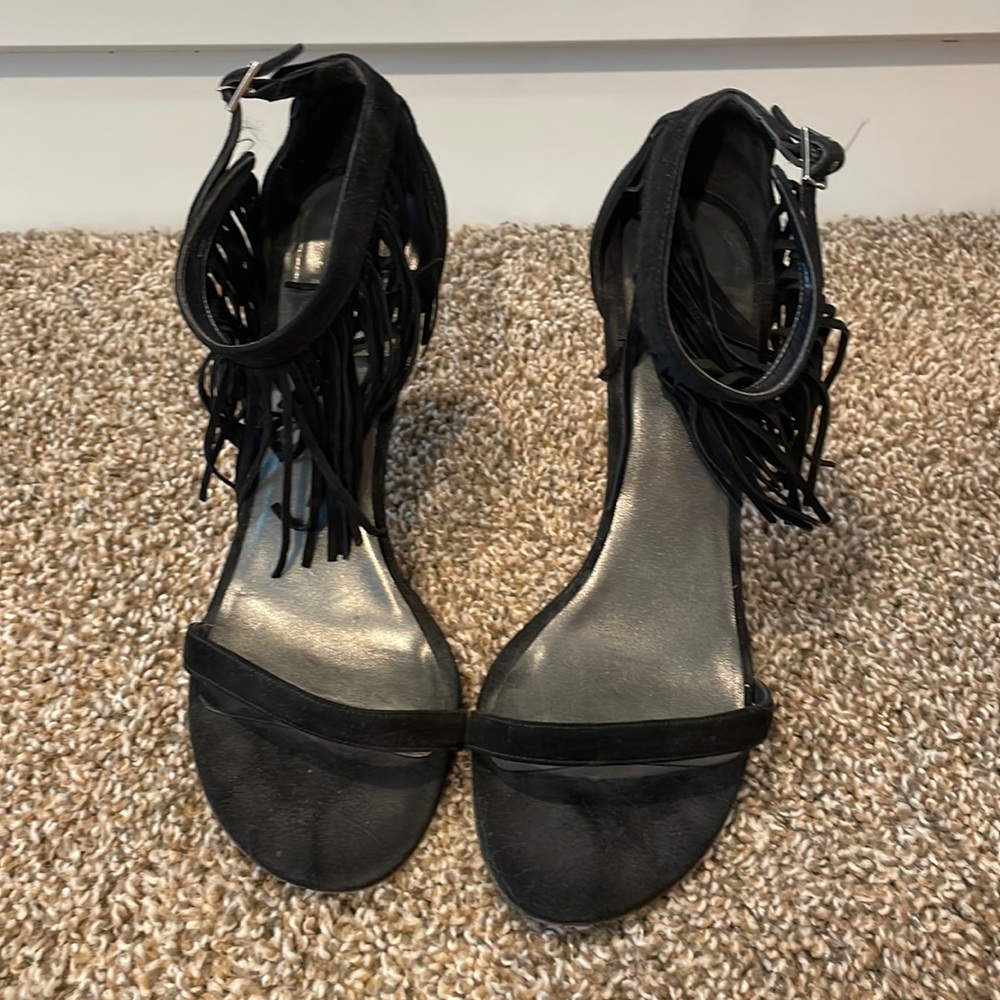 Stuart Weitzman fringe sandals